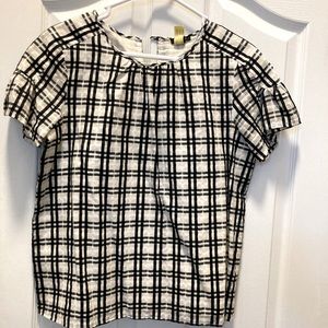Adorable Ann Taylor Plaid
Checkered Stripe Fully Lined Cotton Top Sz Small